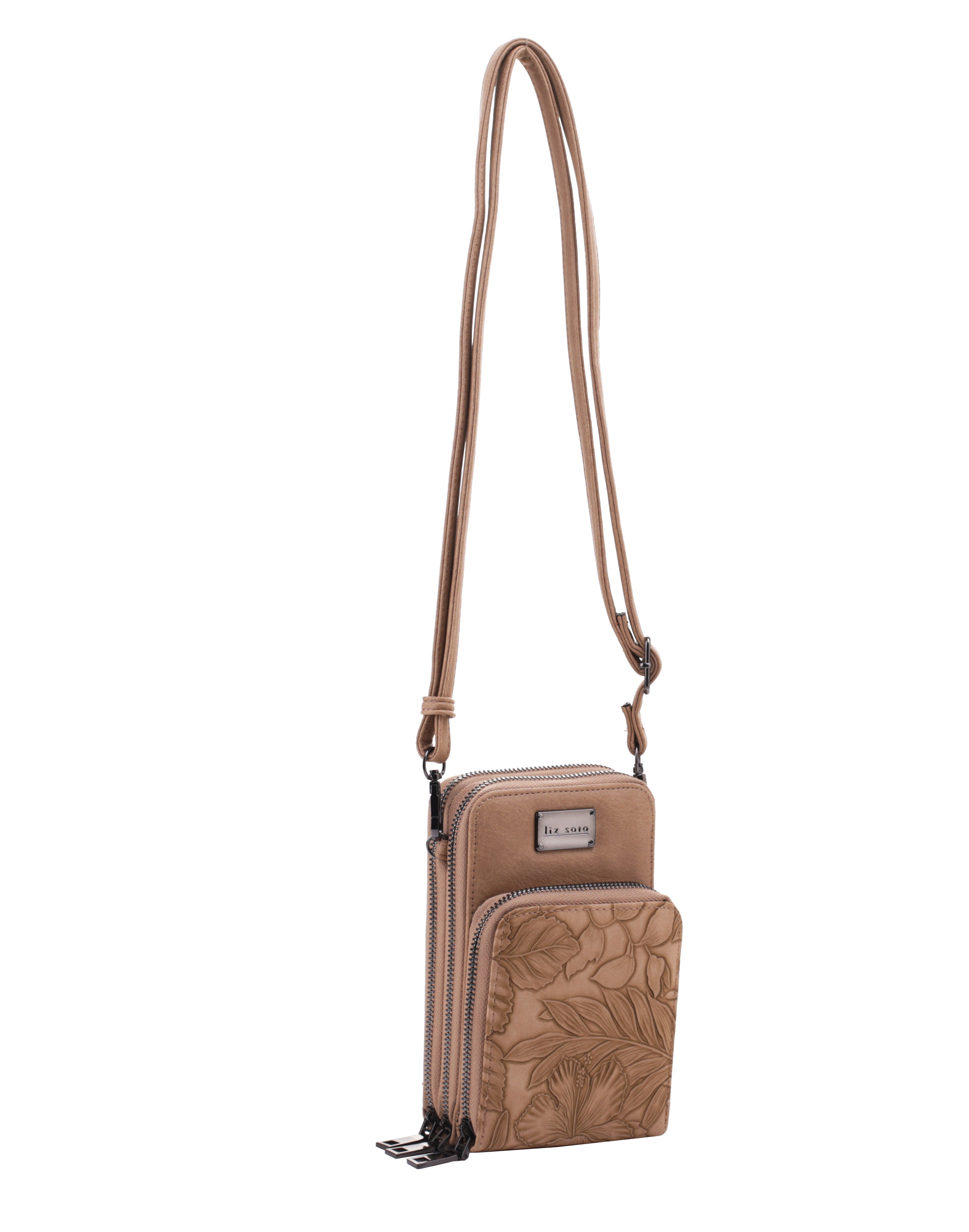 Gina Stone | 3-Zip Crossbody Bag
