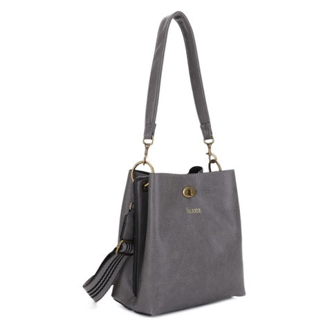 Lola Dark Grey | Bucket Bag