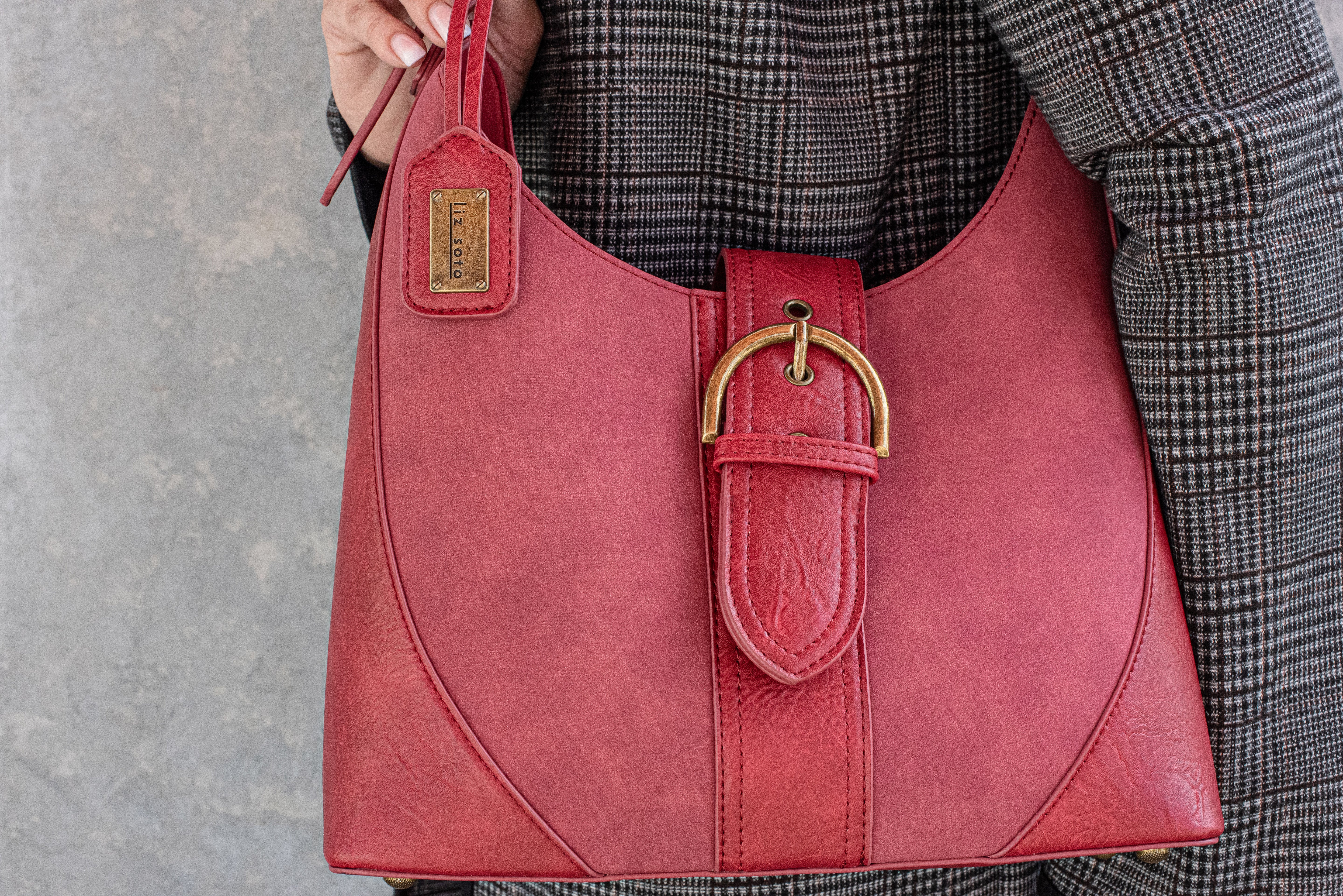 Eva Burgundy | Hobo Bag, 2 in 1