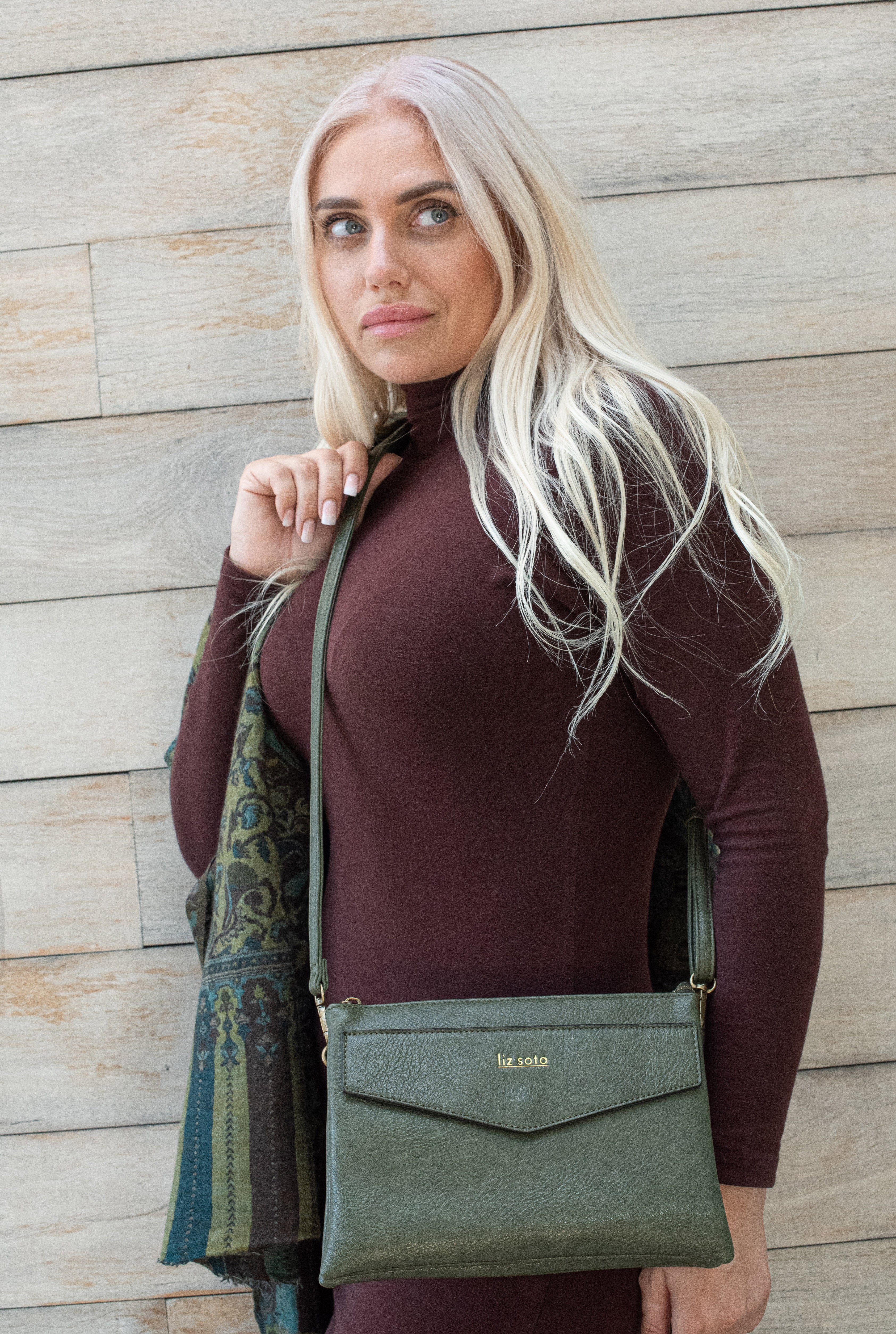 Lexi Olive | Crossbody Bag, medium
