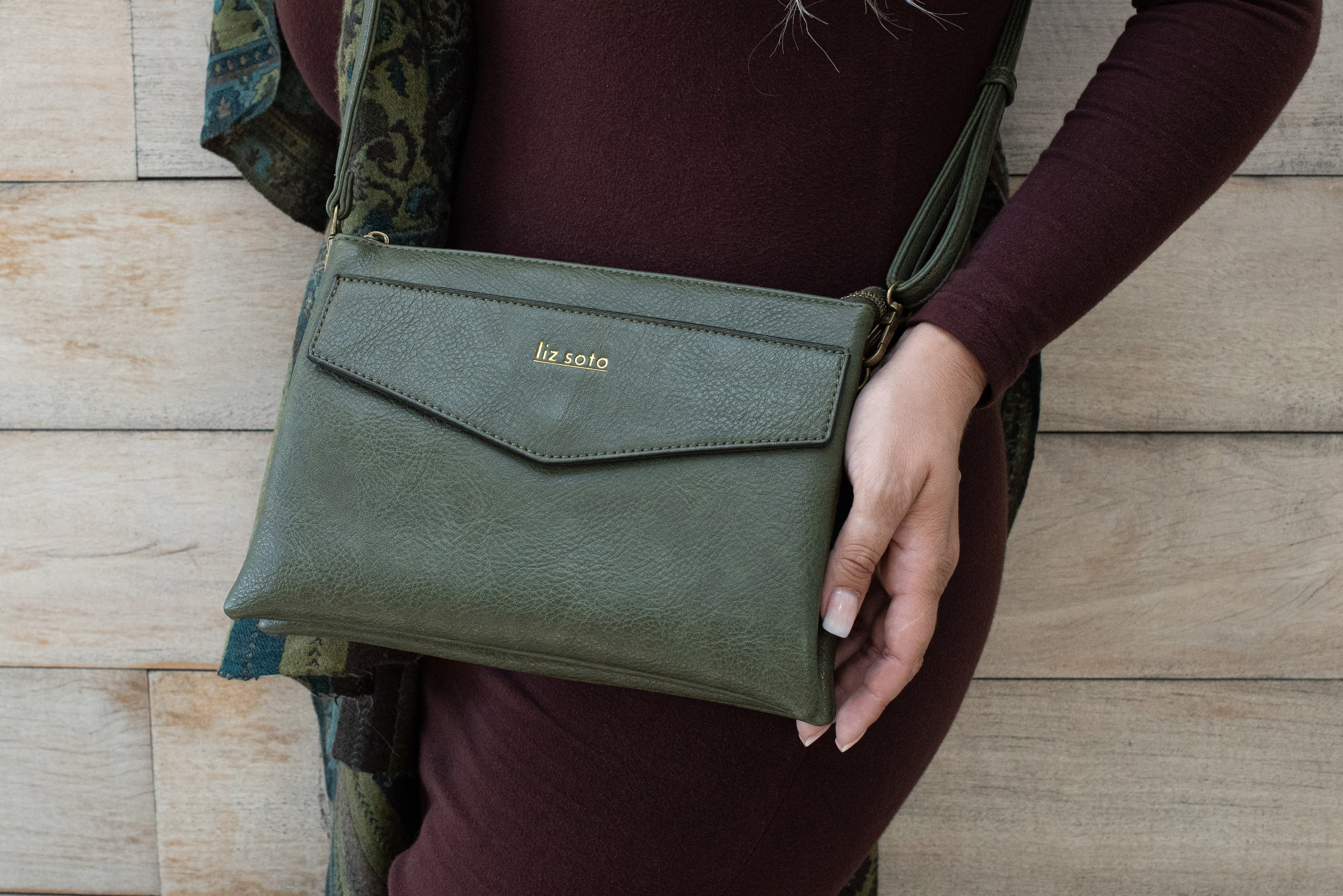 Lexi Olive | Crossbody Bag, medium