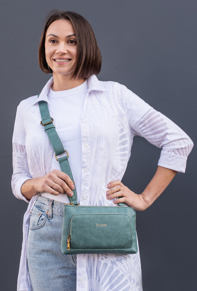 Jenni Teal  | Crossbody Bag, small