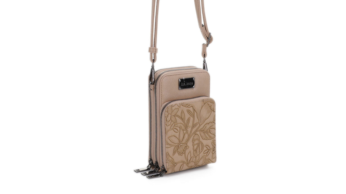 Gina 3-Zip Crossbody Bags
