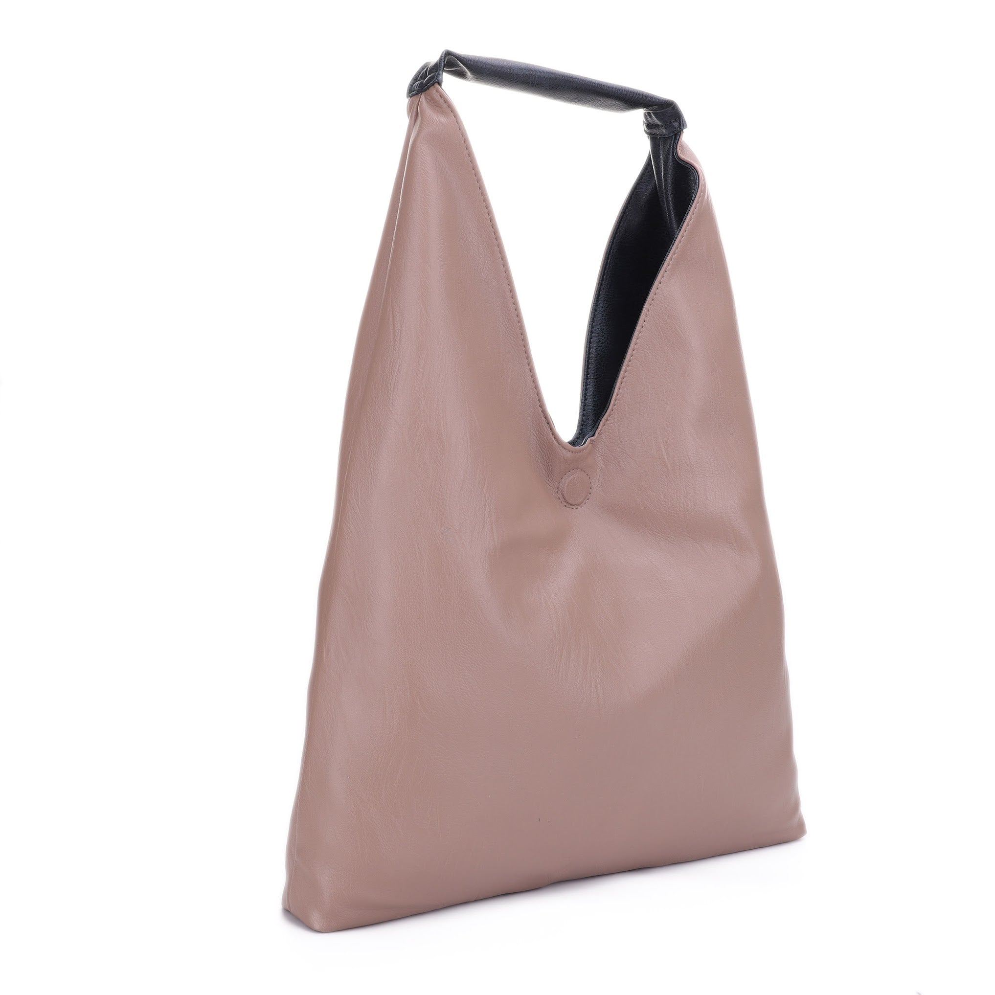 Tess Indigo + Tan | Reversible Hobo Bag