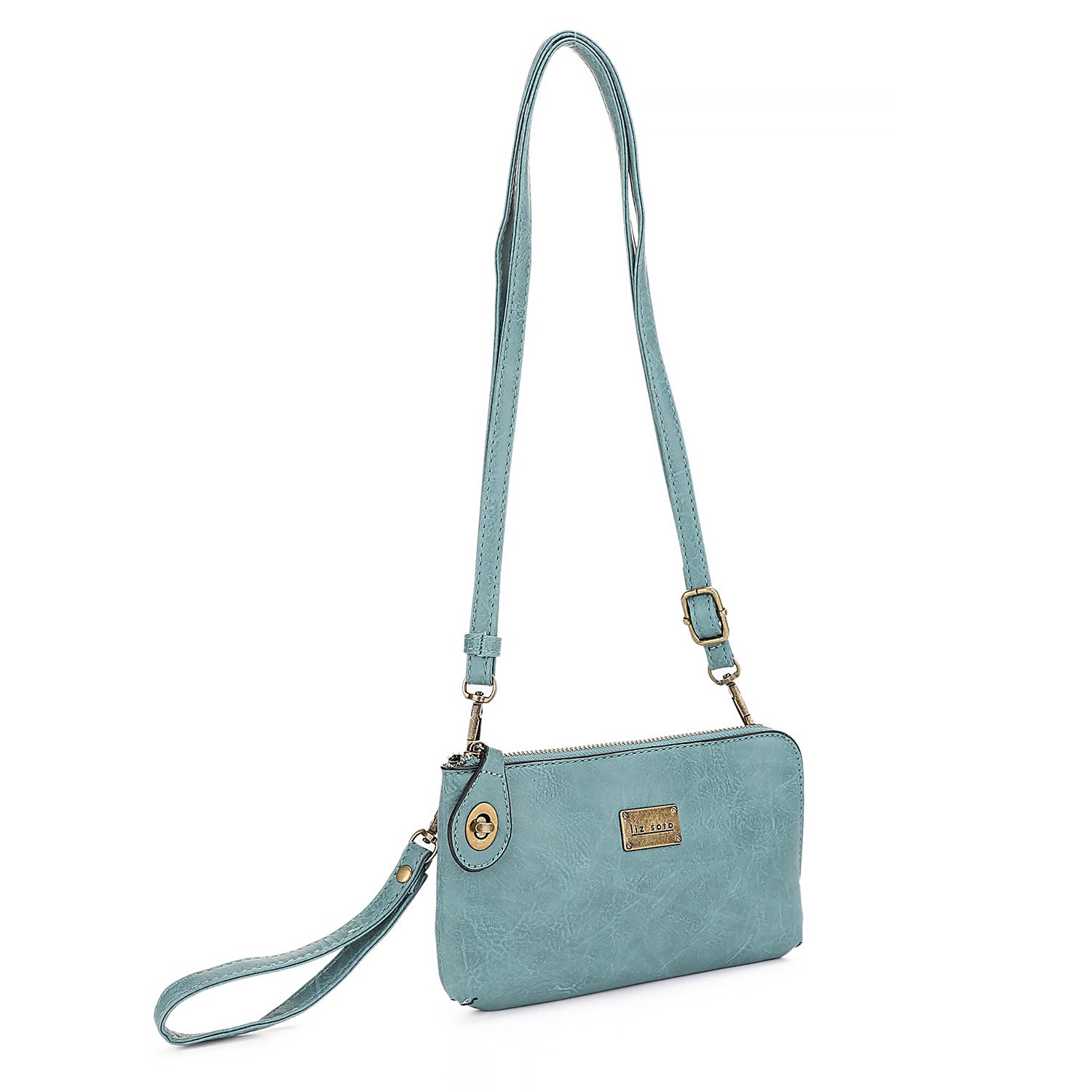Tina Teal | Crossbody Bag + Wristlet