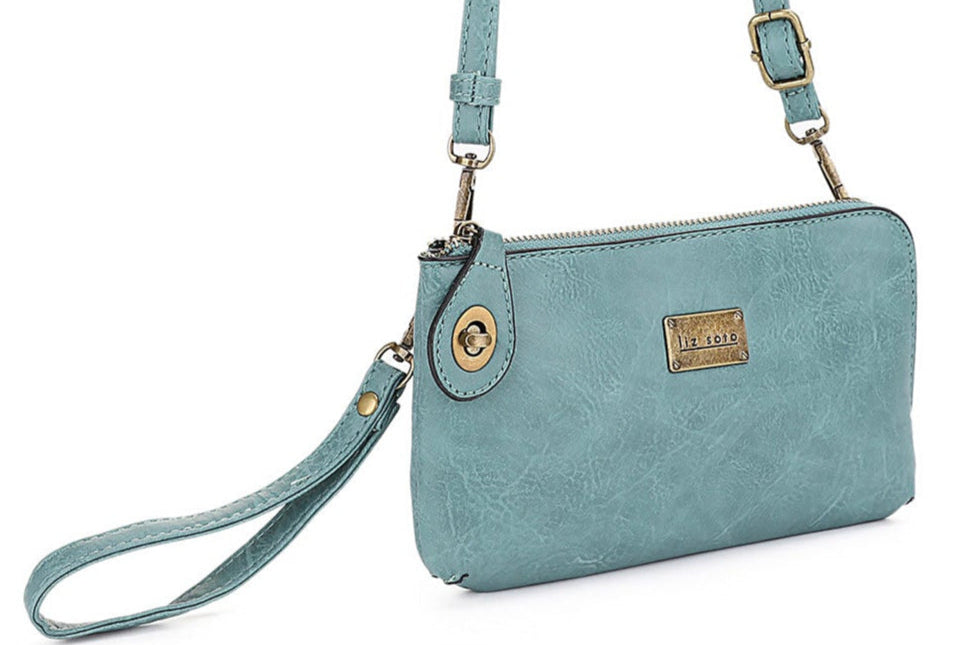Tina Teal | Crossbody Bag + Wristlet