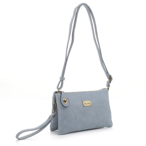 Ella Denim | Crossbody Bag + Wristlet