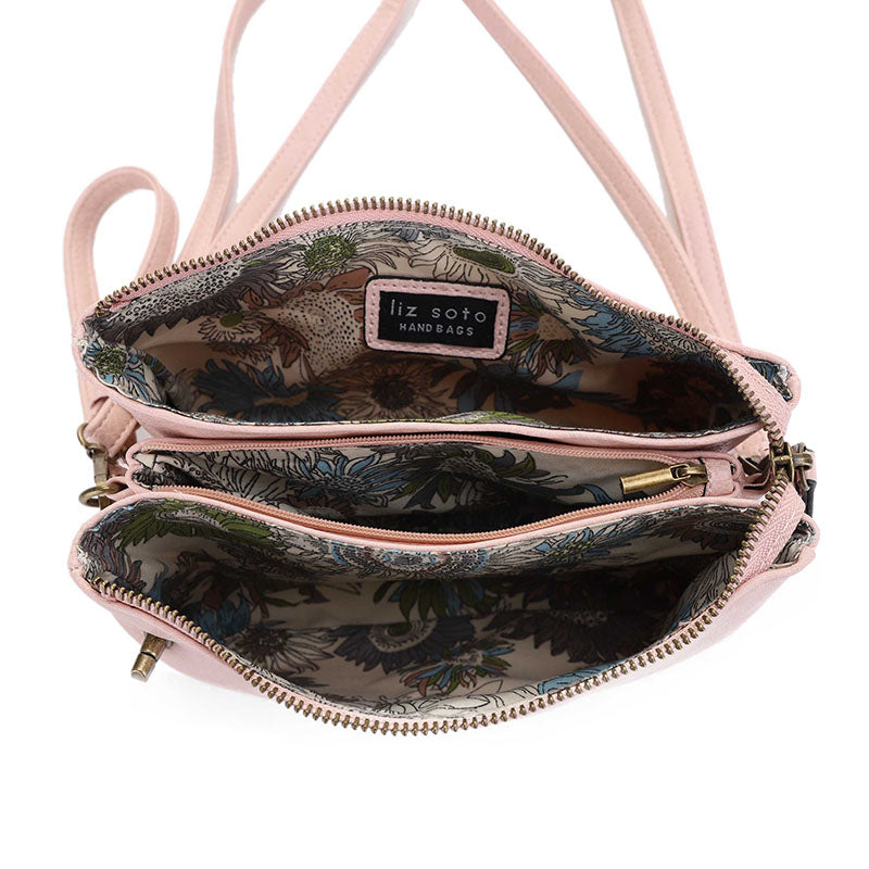 Ella Blush | Crossbody Bag + Wristlet