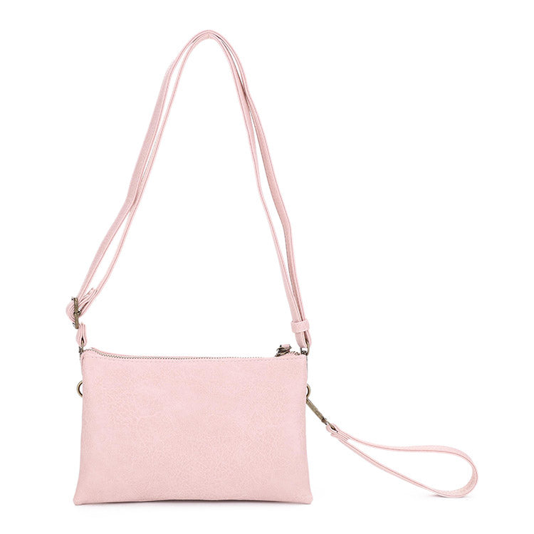 Ella Blush | Crossbody Bag + Wristlet