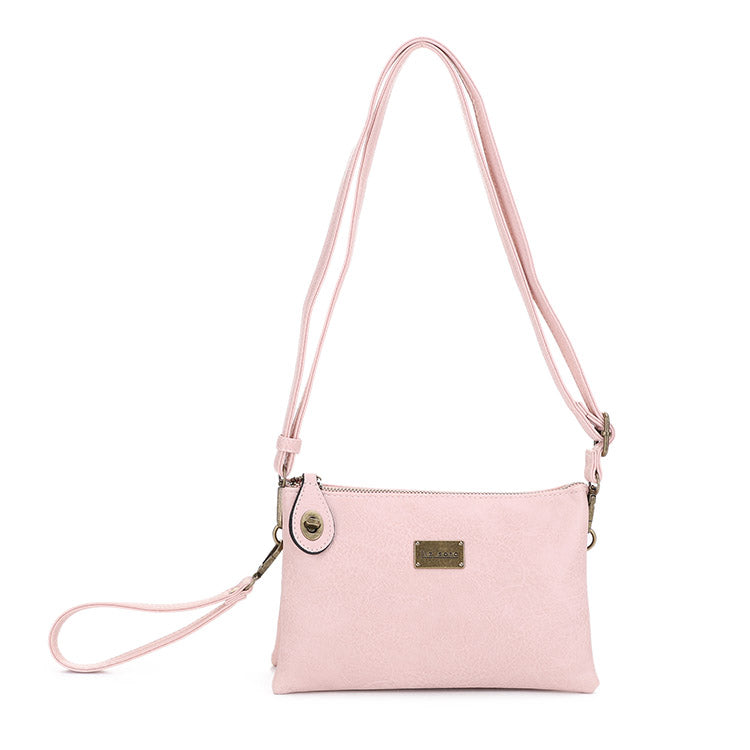 Ella Blush | Crossbody Bag + Wristlet