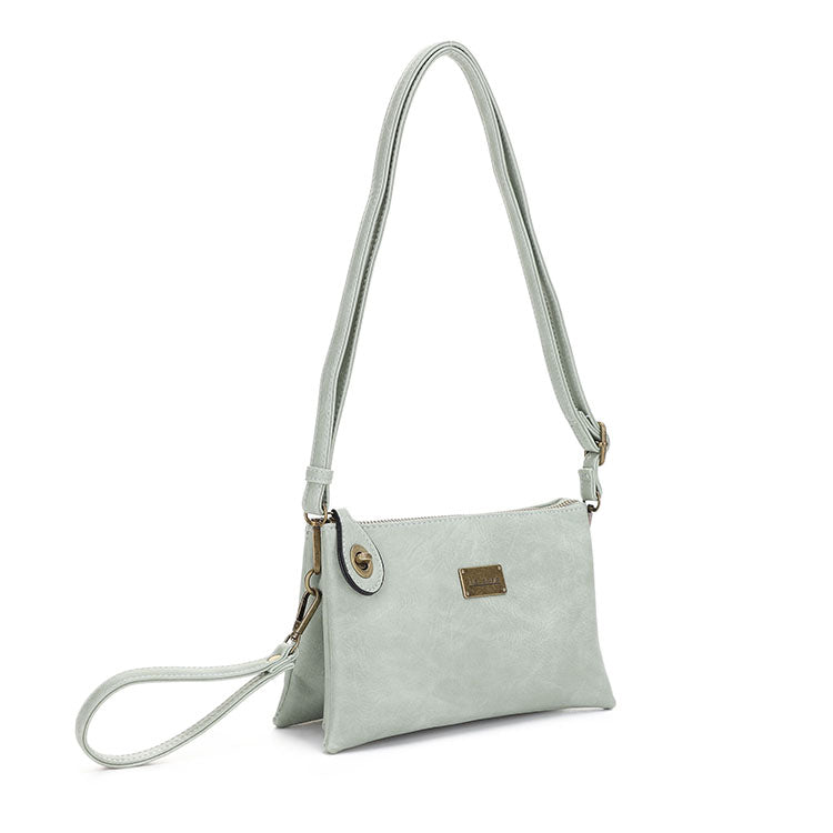 Ella Mint | Crossbody Bag + Wristlet