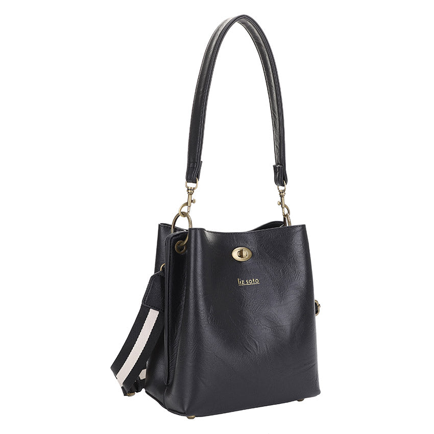 Lola Black | Bucket Bag