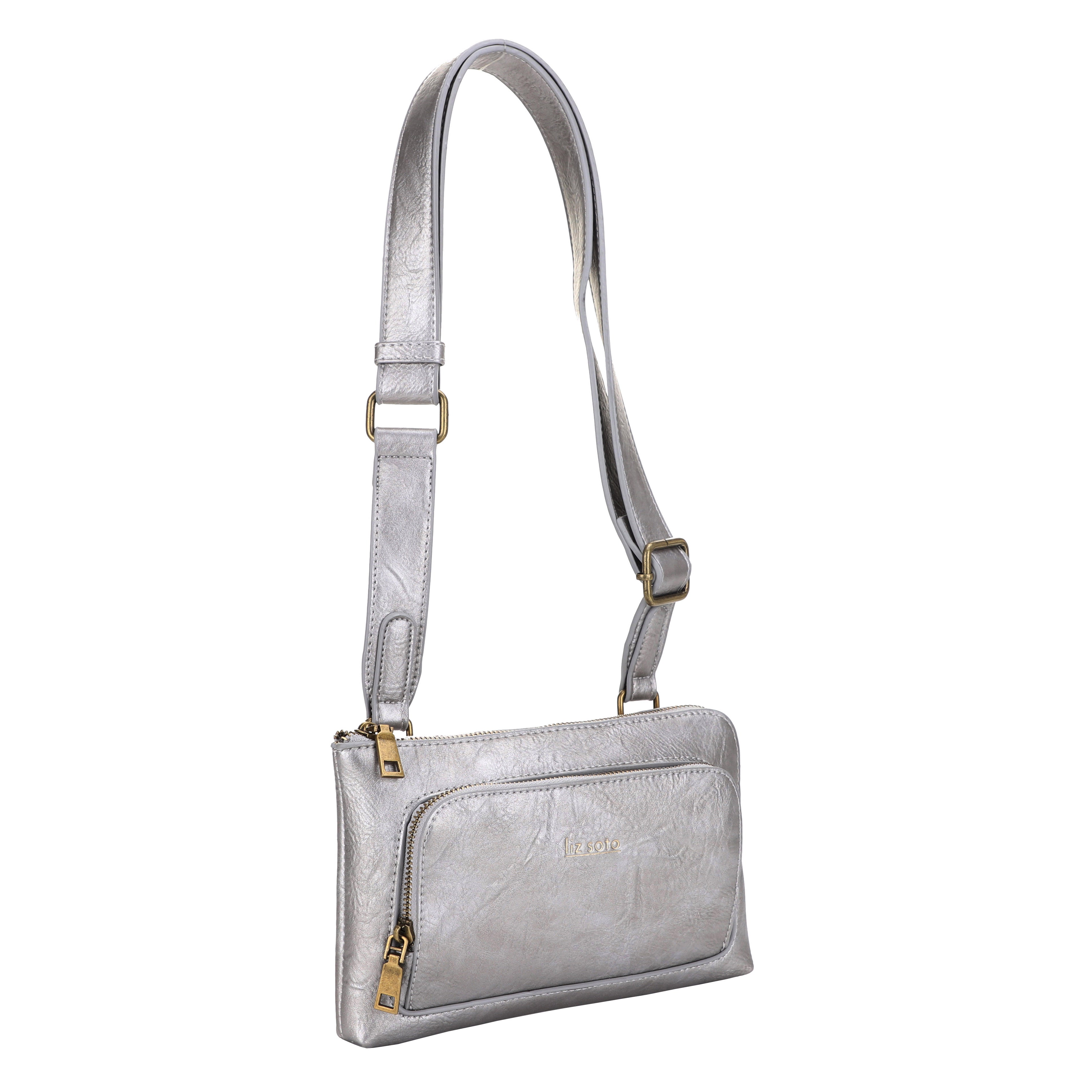 Jenni Lt. Pewter | Crossbody, small