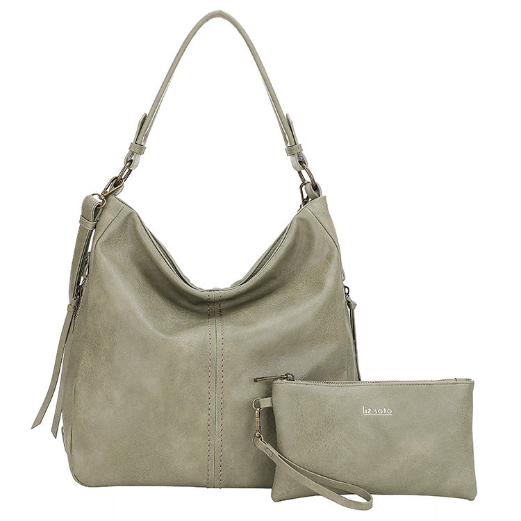 Madison Sage | Hobo Bag + Wristlet
