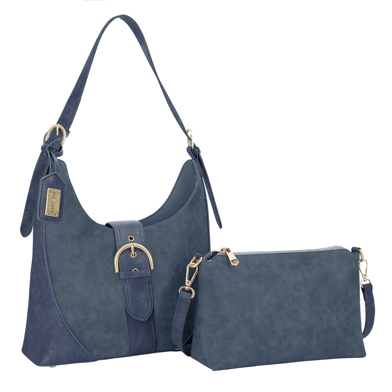 Eva Navy | Hobo Bag, 2 in 1