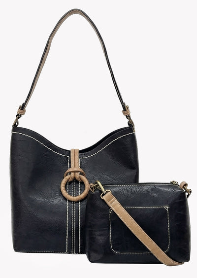 Alexa Black | Hobo Bag, 2 in 1