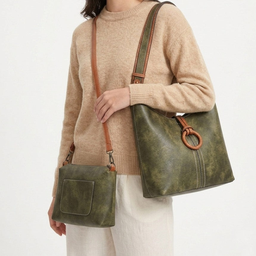 Alexa Olive | Hobo Bag, 2 in 1