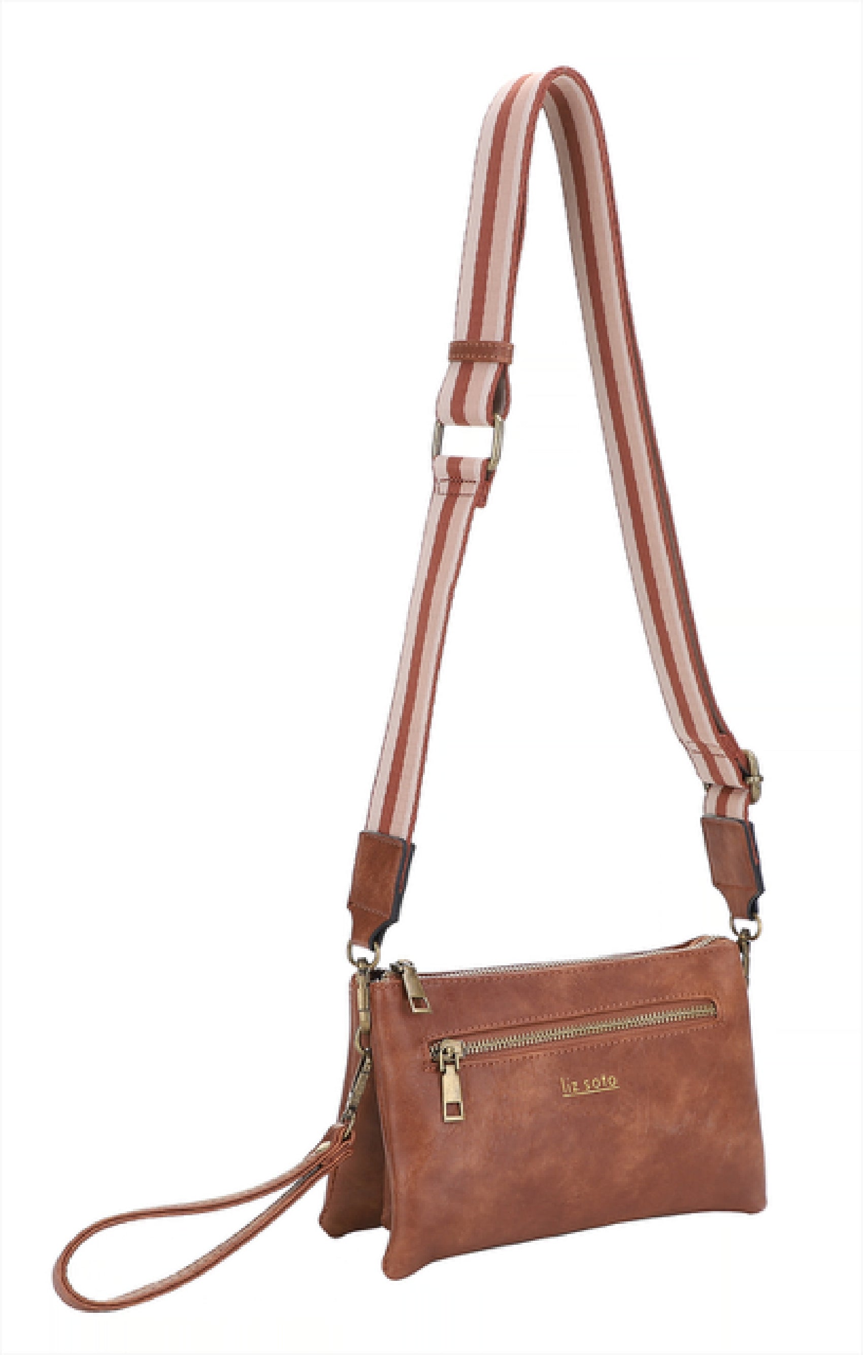 Chloe Brown | Crossbody, woven strap