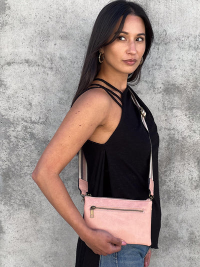 Chloe Rose | Crossbody Bag, woven strap