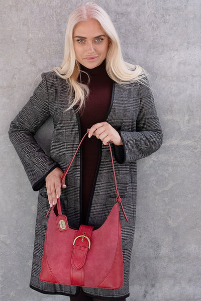 Eva Burgundy | Hobo Bag, 2 in 1