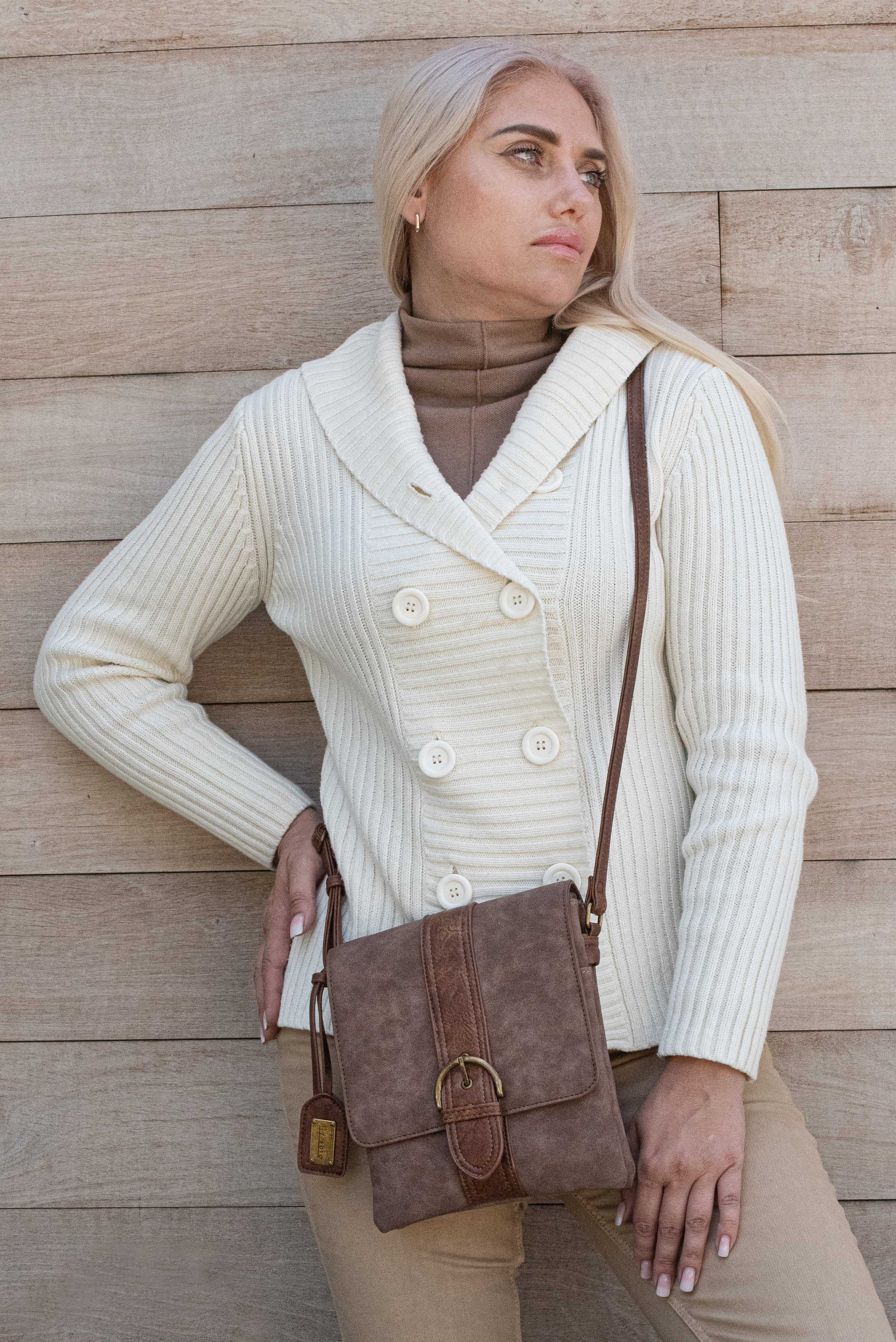 Julia Coffee | Crossbody Bag