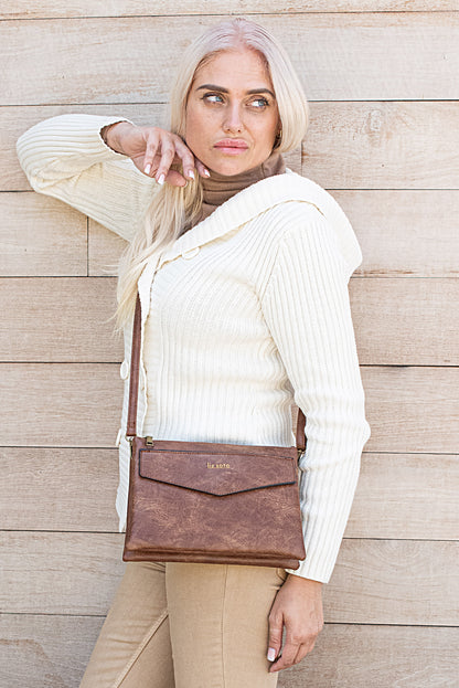 Lexi Coffee | Crossbody Bag, medium