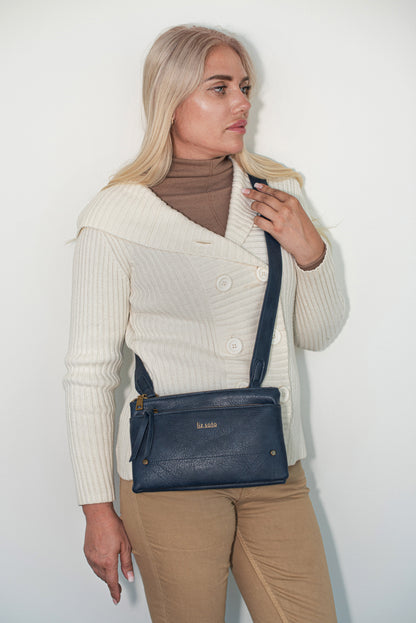 Zoe Navy | Crossbody Bag