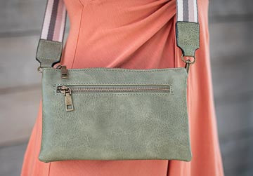 Chloe Sage | Crossbody, woven strap