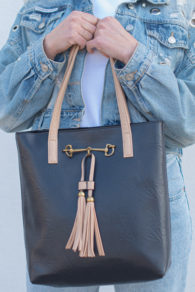 Jane Black | Tote Bag, 2 in 1 Horsebit