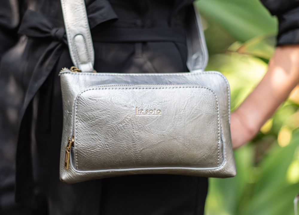 Jenni Lt. Pewter | Crossbody, small