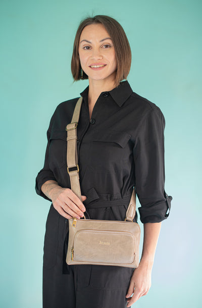Jenni Lt. Bronze  | Crossbody Bag, small