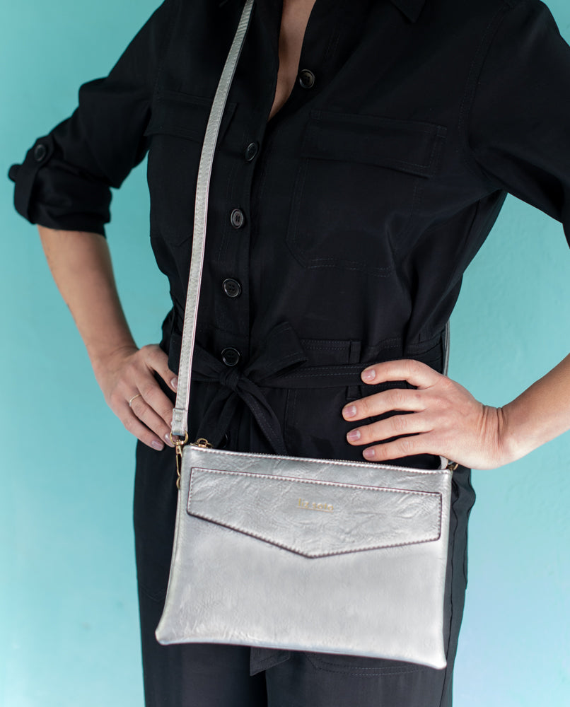 Lexi Lt Pewter | Crossbody Bag, medium